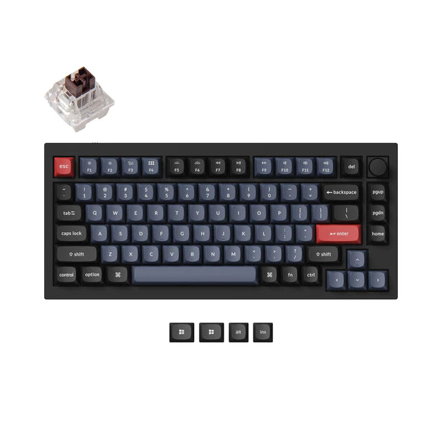 Keychron Q1 QMK Custom Mechanical Keyboard - Version 1(US ANSI Keyboard)