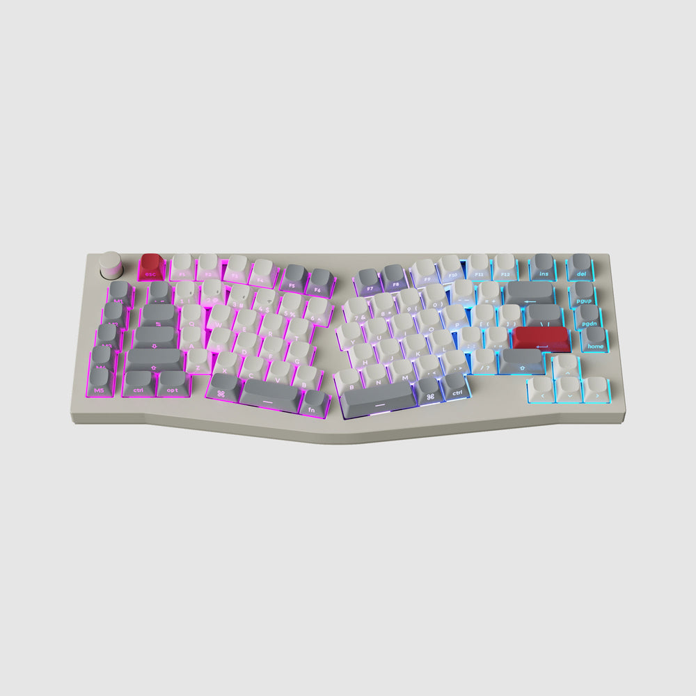 Keychron Q10 Max (diseño Alice) Teclado mecánico personalizado inalámbrico QMK/VIA (diseño ANSI de EE. UU.)