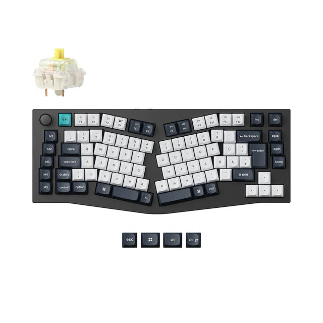 Keychron Q10 Max (Diseño Alice) Teclado Mecánico Personalizado QMK Colección de Diseño ISO