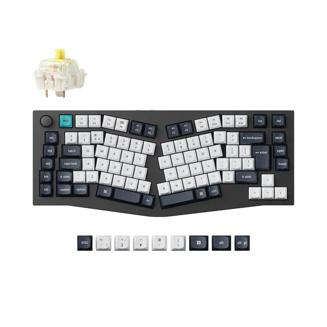 Keychron Q10 Max (Diseño Alice) Teclado Mecánico Personalizado QMK Colección de Diseño ISO