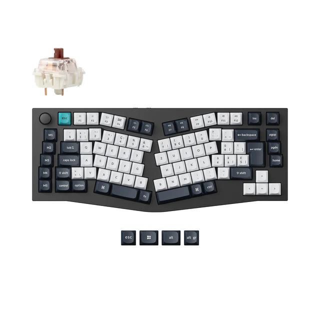 Keychron Q10 Max (Diseño Alice) Teclado Mecánico Personalizado QMK Colección de Diseño ISO