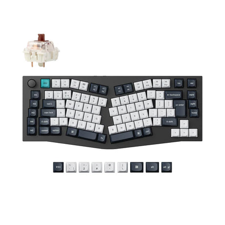Keychron Q10 Max (Alice Layout) Colección de diseño ISO de teclado mecánico personalizado QMK
