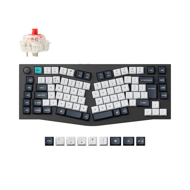 Keychron Q10 Max (Diseño Alice) Teclado Mecánico Personalizado QMK Colección de Diseño ISO