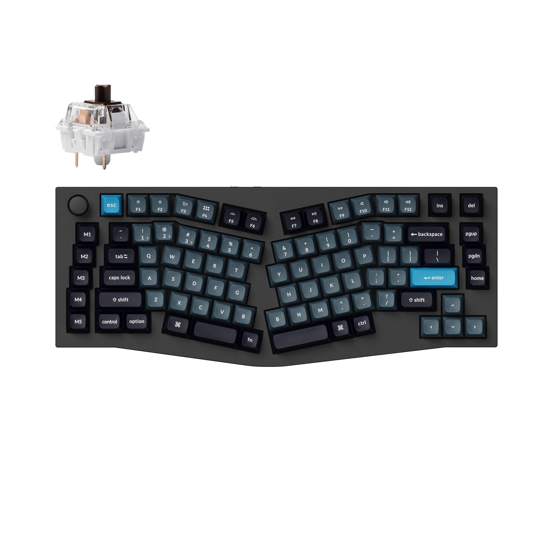 Keychron Q10 Pro (Alice Layout) Teclado mecánico personalizado inalámbrico QMK/VIA (teclado ANSI de EE. UU.)