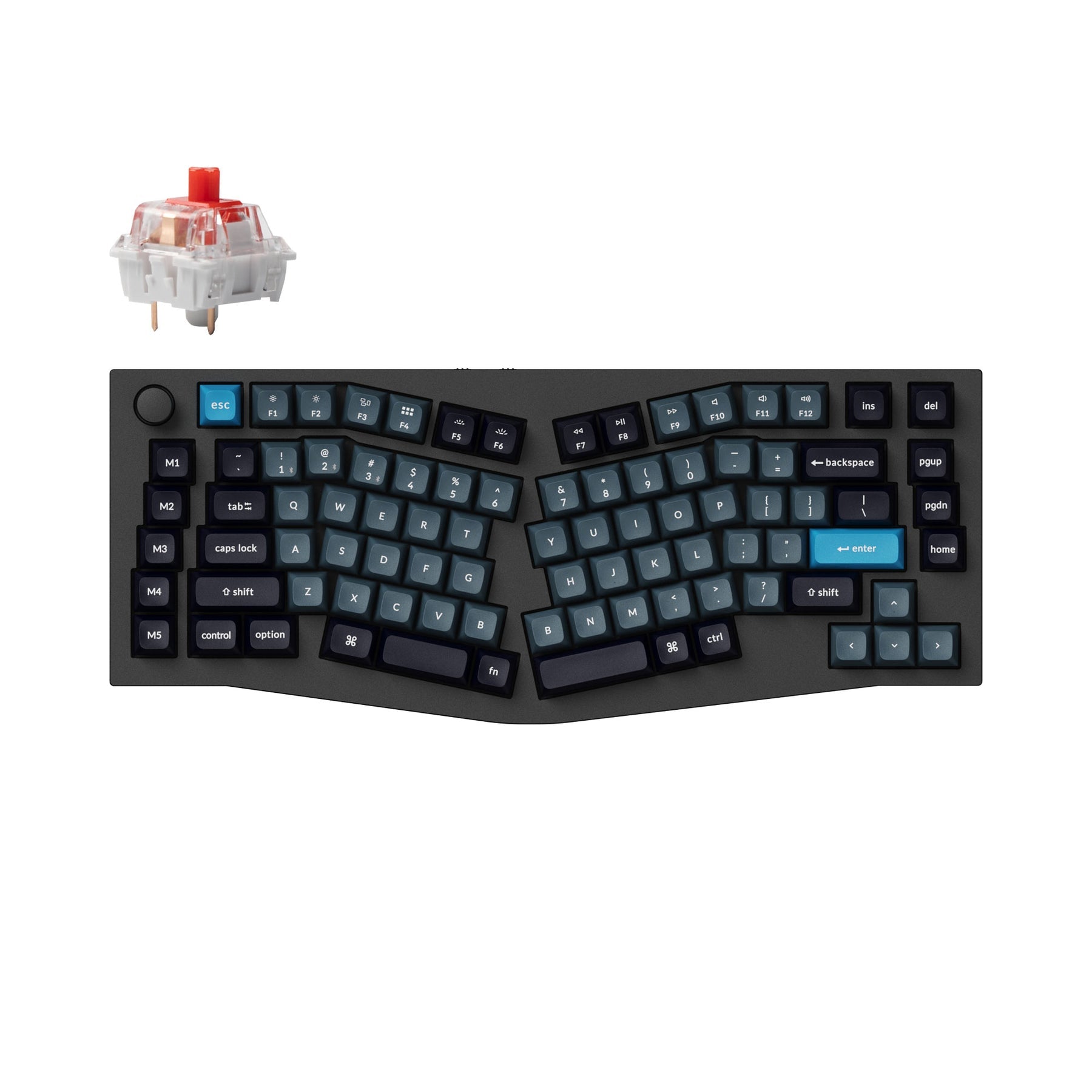 Keychron Q10 Pro (Alice Layout) QMK/VIA Wireless Custom Mechanical Keyboard (US ANSI Keyboard)