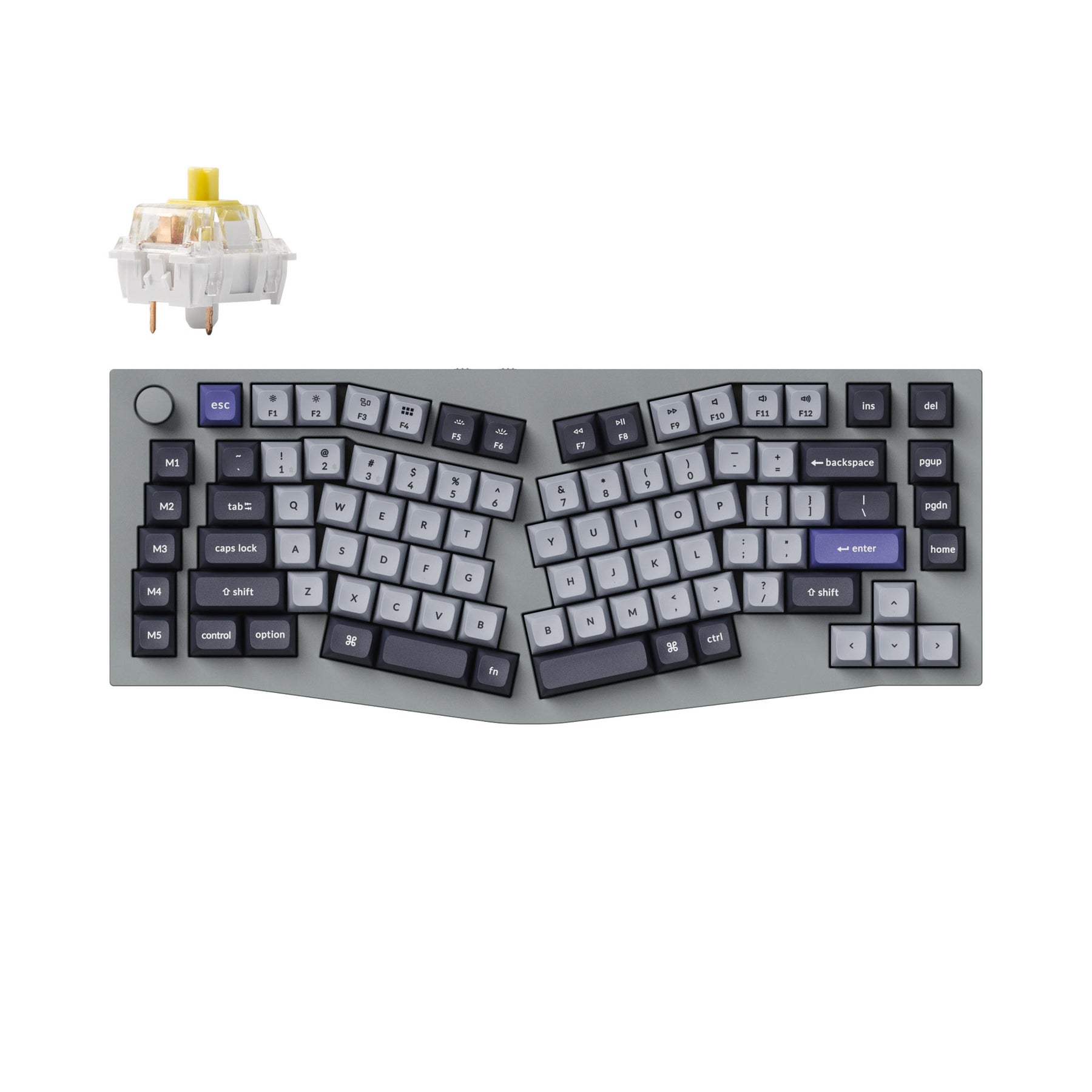 Keychron Q10 Pro (Alice Layout) QMK/VIA Wireless Custom Mechanical Keyboard (US ANSI Keyboard)