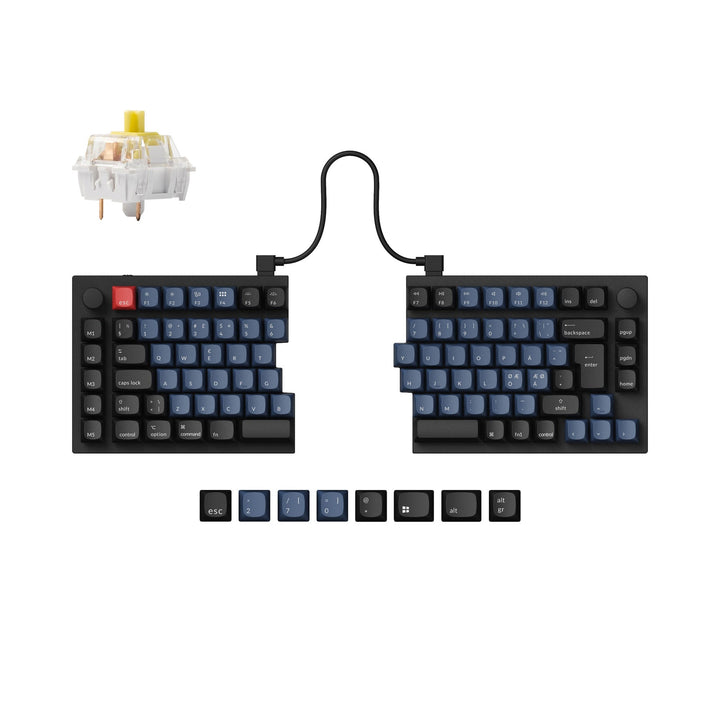 Keychron Q11 QMK Teclado Mecánico Personalizado Colección de Distribución ISO