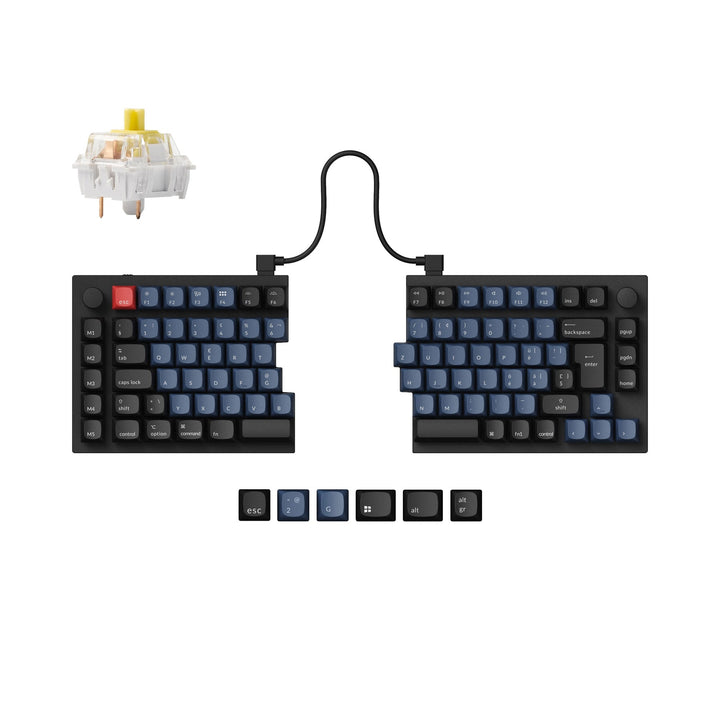 Keychron Q11 QMK Teclado Mecánico Personalizado Colección de Distribución ISO