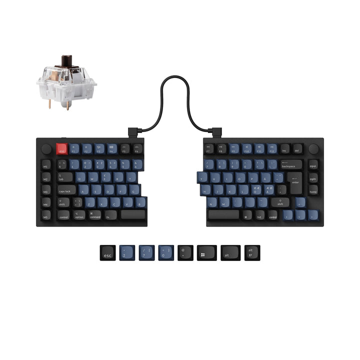Keychron Q11 QMK Teclado Mecánico Personalizado Colección de Distribución ISO