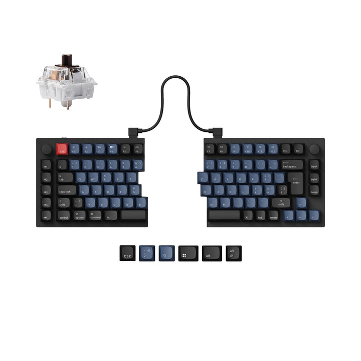 Keychron Q11 QMK Teclado Mecánico Personalizado Colección de Distribución ISO