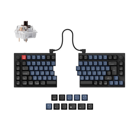 Colección de diseño ISO de teclado mecánico personalizado Keychron Q11 QMK