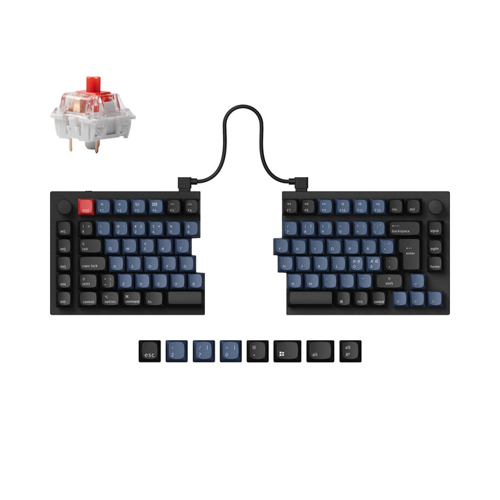 Keychron Q11 QMK Teclado Mecánico Personalizado Colección de Distribución ISO