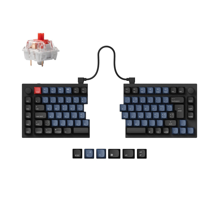 Keychron Q11 QMK Teclado Mecánico Personalizado Colección de Distribución ISO