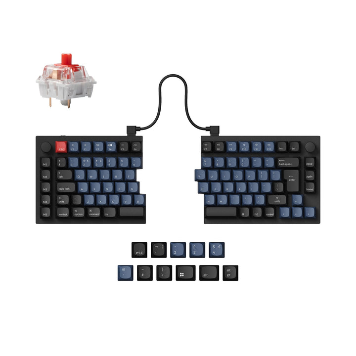 Keychron Q11 QMK Teclado Mecánico Personalizado Colección de Distribución ISO