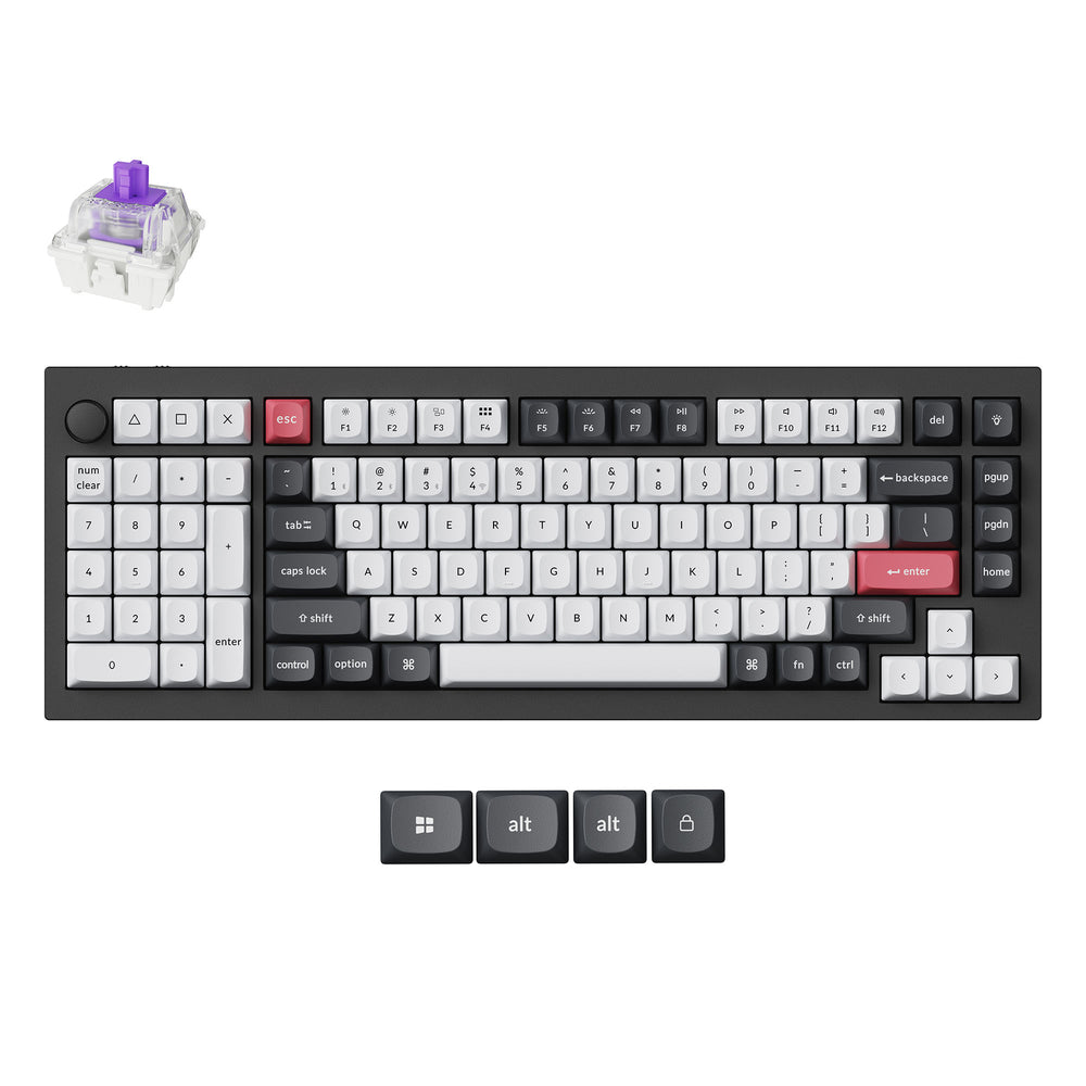 Keychron Q12 HE QMK Wireless Custom Keyboard (US ANSI Layout)
