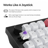 Keychron Q12 HE QMK Wireless Custom Keyboard (US ANSI Layout)