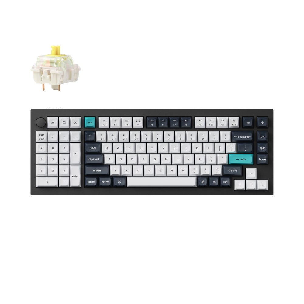 Teclado mecánico personalizado inalámbrico Keychron Q12 Max QMK/VIA (diseño ANSI de EE. UU.)