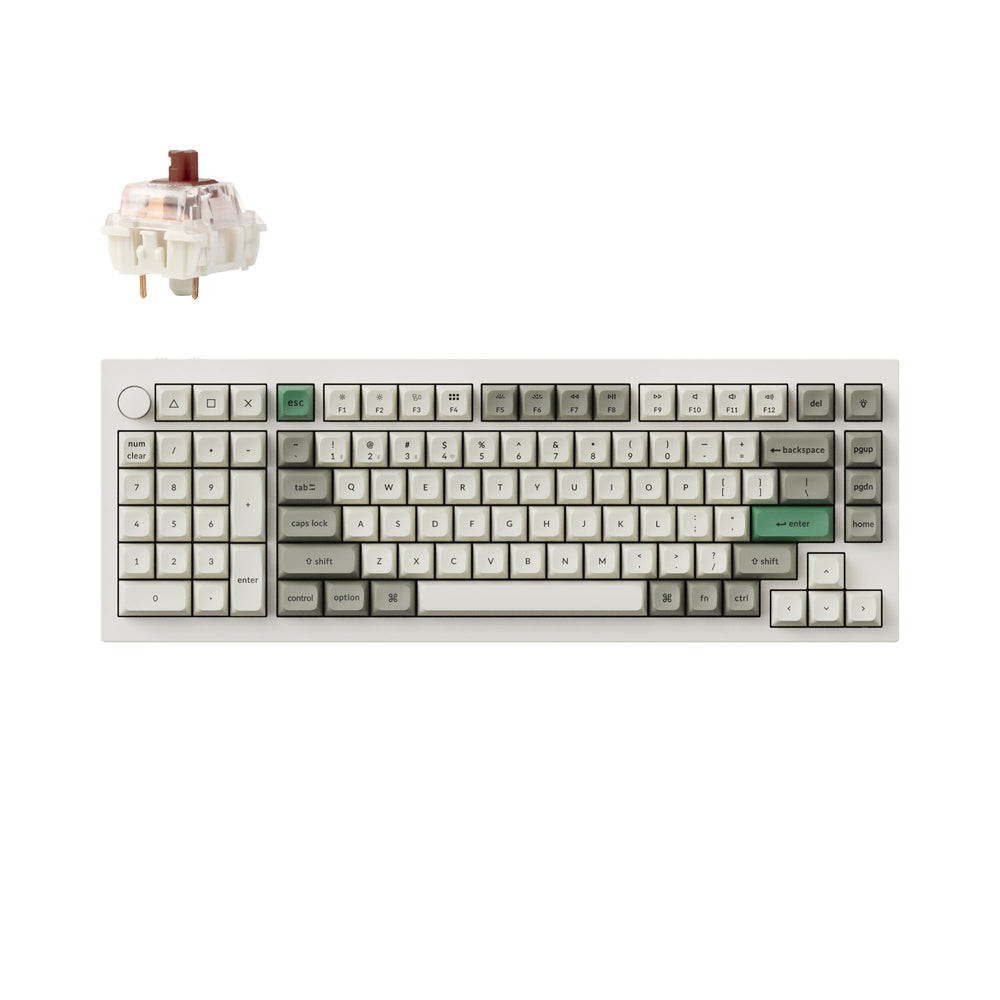 Teclado mecánico personalizado inalámbrico Keychron Q12 Max QMK/VIA (diseño ANSI de EE. UU.)