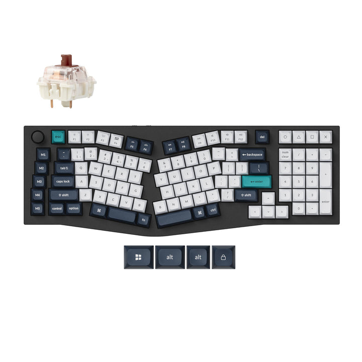 Teclado Mecánico Personalizado Inalámbrico QMK Keychron Q13 Max (Distribución Alice)