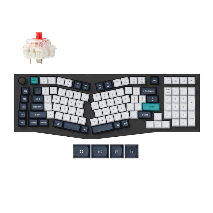 Teclado Mecánico Personalizado Inalámbrico QMK Keychron Q13 Max (Distribución Alice)