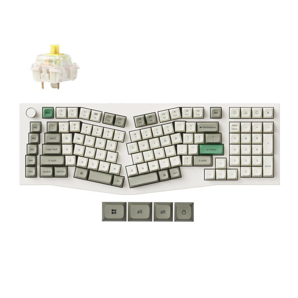 Keychron Q13 Max (Alice Layout) Teclado mecánico personalizado inalámbrico QMK