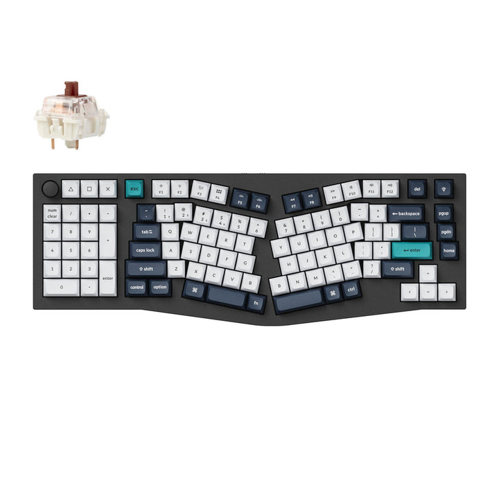 Keychron Q14 Max (Distribución Alice) QMK Teclado Mecánico Personalizado Inalámbrico (Distribución US)