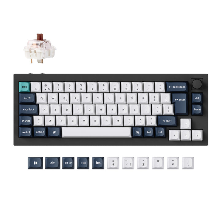 Keychron Q2 Max QMK/VIA Teclado Mecánico Personalizado Inalámbrico Colección de Distribución ISO