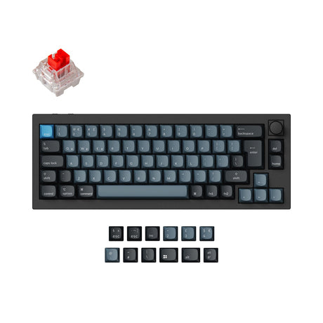 Colección de diseño ISO de teclado mecánico personalizado inalámbrico Keychron Q2 Pro QMK/VIA