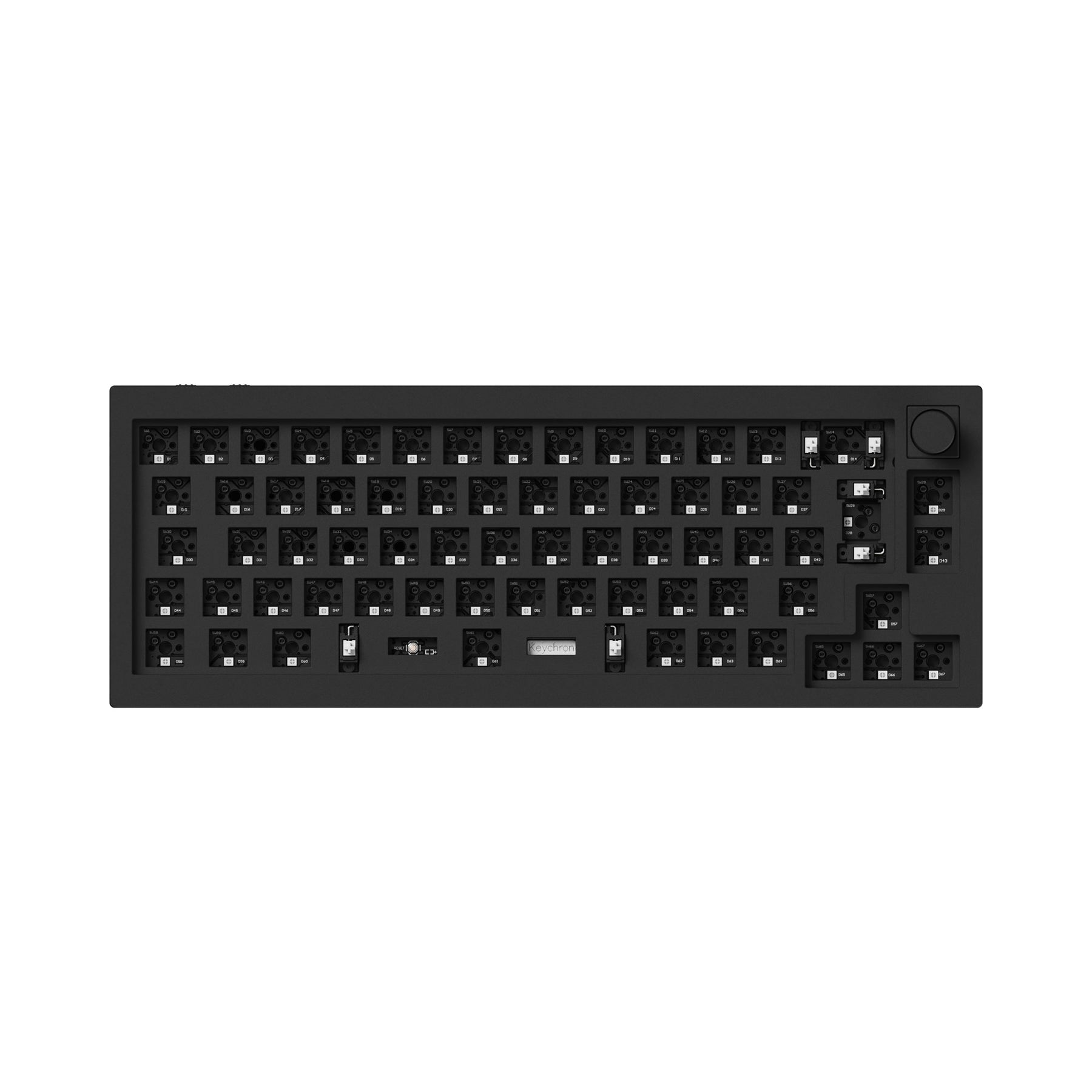 Colección de diseño ISO de teclado mecánico personalizado inalámbrico Keychron Q2 Pro QMK/VIA