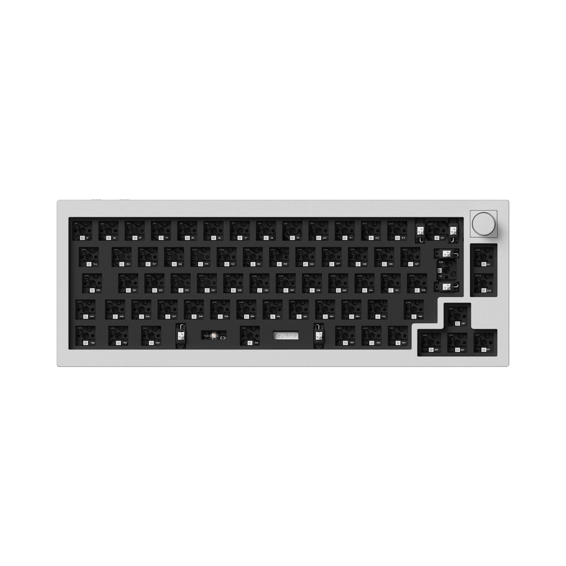 Colección de diseño ISO de teclado mecánico personalizado inalámbrico Keychron Q2 Pro QMK/VIA