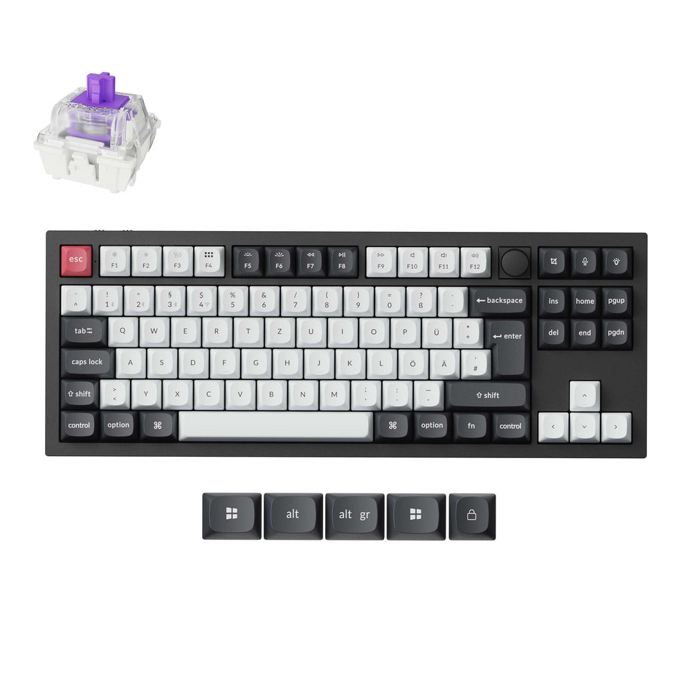 Keychron Q3 HE QMK Wireless Custom Keyboard ISO Layout Collection