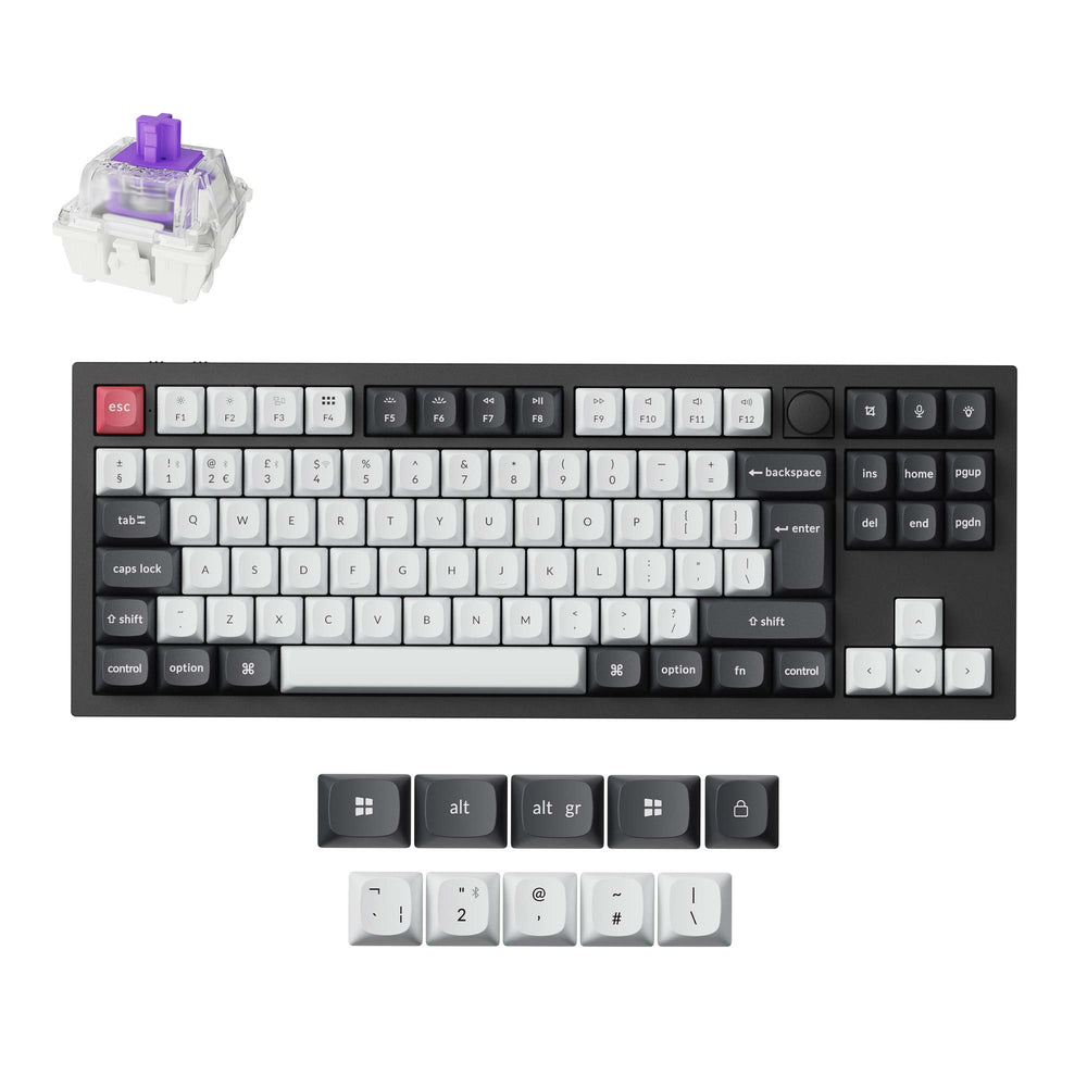 Keychron Q3 HE QMK Wireless Custom Keyboard ISO Layout Collection