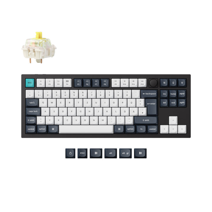 Keychron Q3 Max QMK/VIA Teclado Mecánico Personalizado Inalámbrico Colección de Distribución ISO