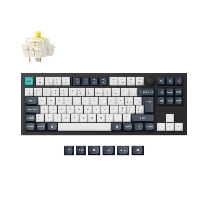 Keychron Q3 Max QMK/VIA Teclado Mecánico Personalizado Inalámbrico Colección de Distribución ISO