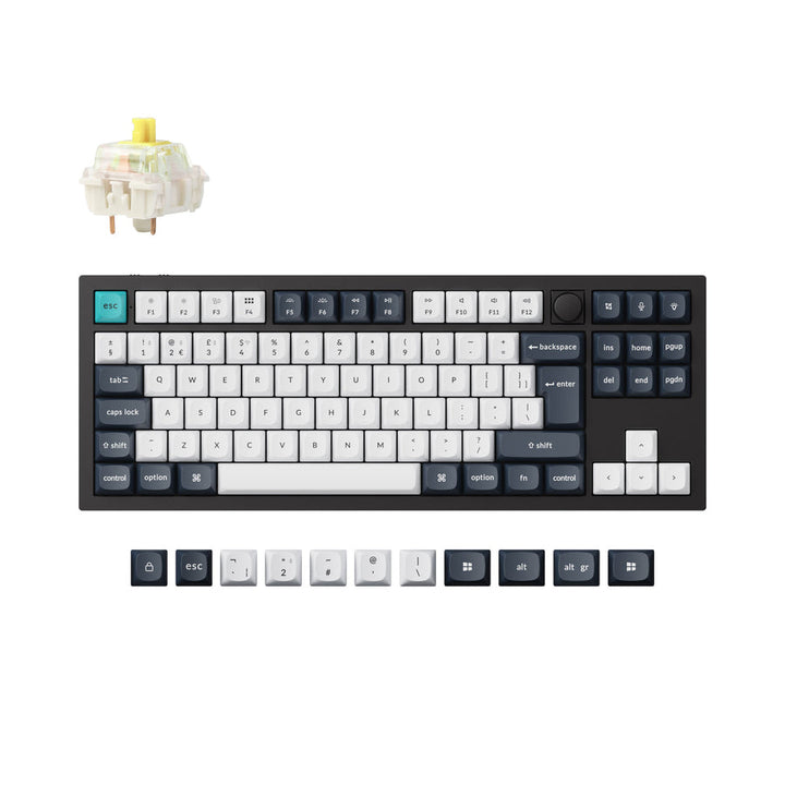 Keychron Q3 Max QMK/VIA Teclado Mecánico Personalizado Inalámbrico Colección de Distribución ISO