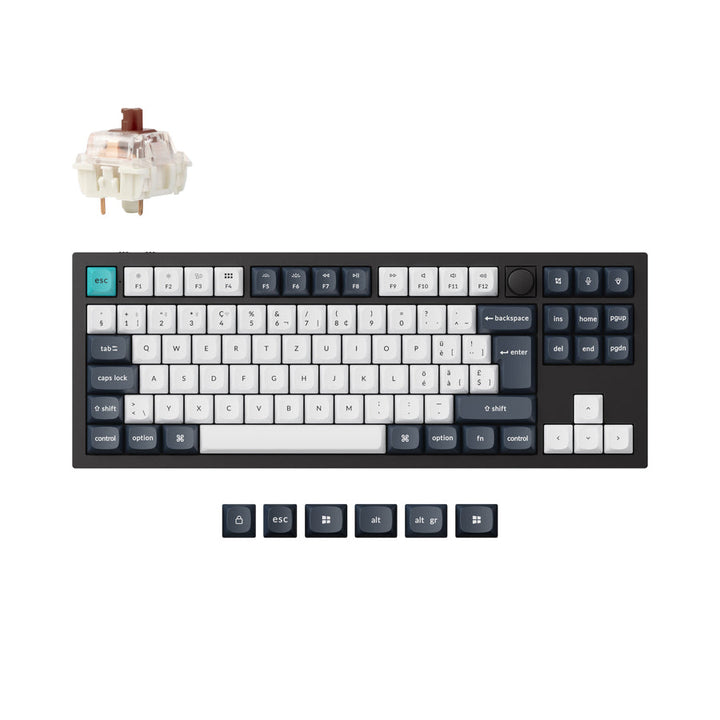 Keychron Q3 Max QMK/VIA Teclado Mecánico Personalizado Inalámbrico Colección de Distribución ISO