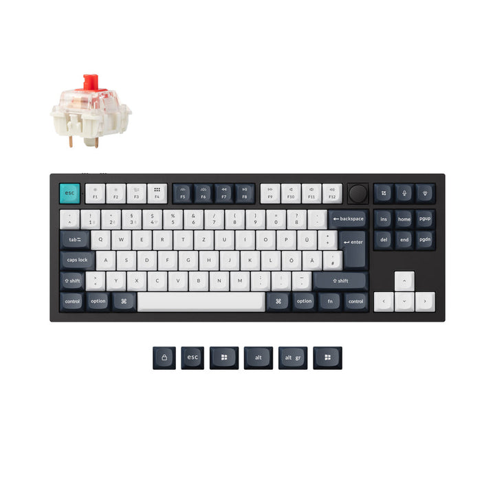 Keychron Q3 Max QMK/VIA Teclado Mecánico Personalizado Inalámbrico Colección de Distribución ISO