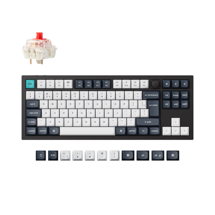 Keychron Q3 Max QMK/VIA Teclado Mecánico Personalizado Inalámbrico Colección de Distribución ISO