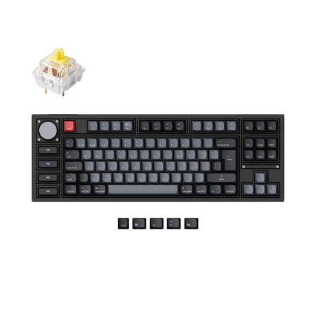 Colección de diseño ISO de teclado mecánico personalizado inalámbrico Keychron Q3 Pro QMK/VIA