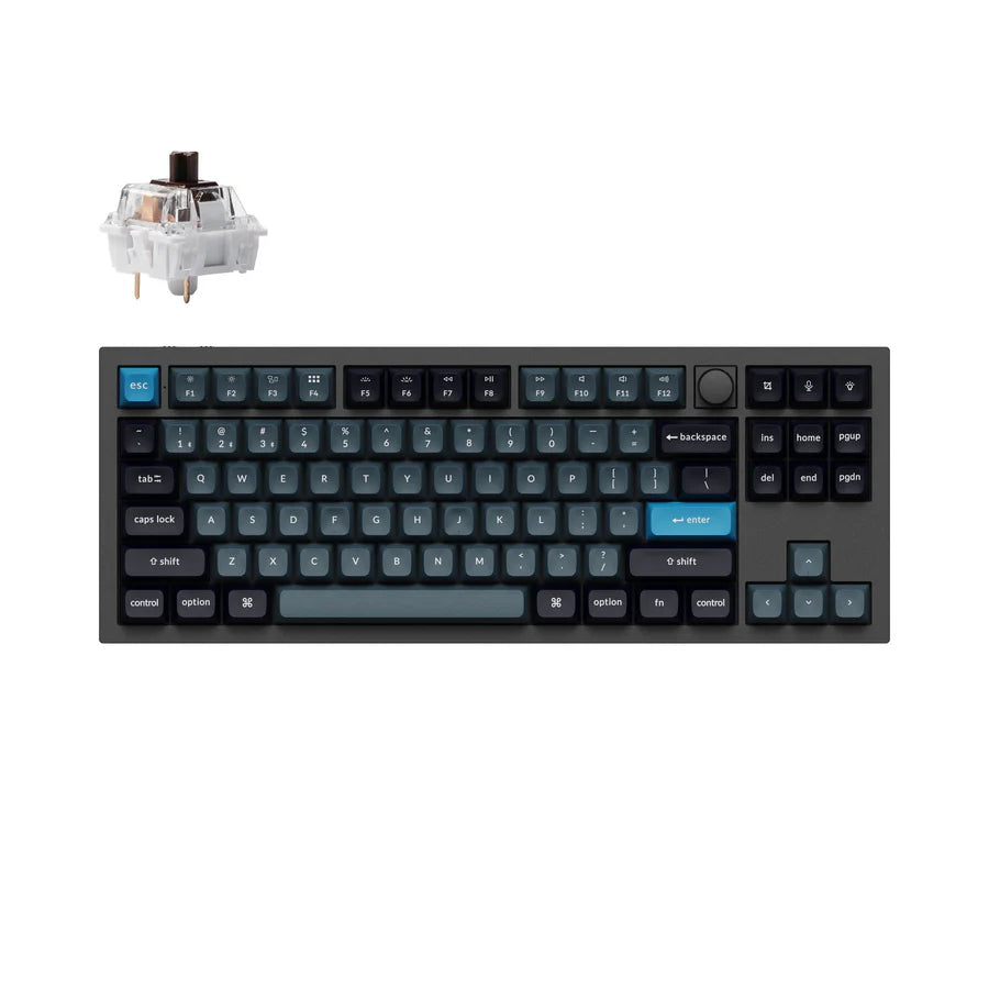 Keychron Q3 Pro QMK/VIA Wireless Custom Mechanical Keyboard (US ANSI Keyboard)