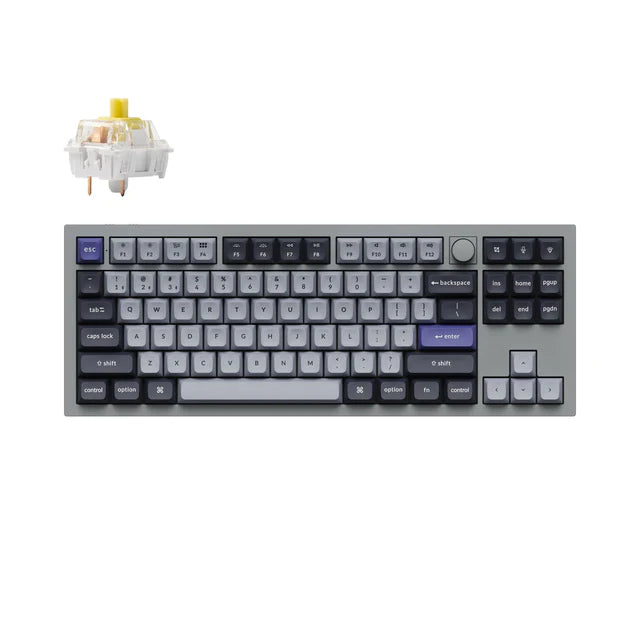 Keychron Q3 Pro QMK/VIA Wireless Custom Mechanical Keyboard (US ANSI Keyboard)