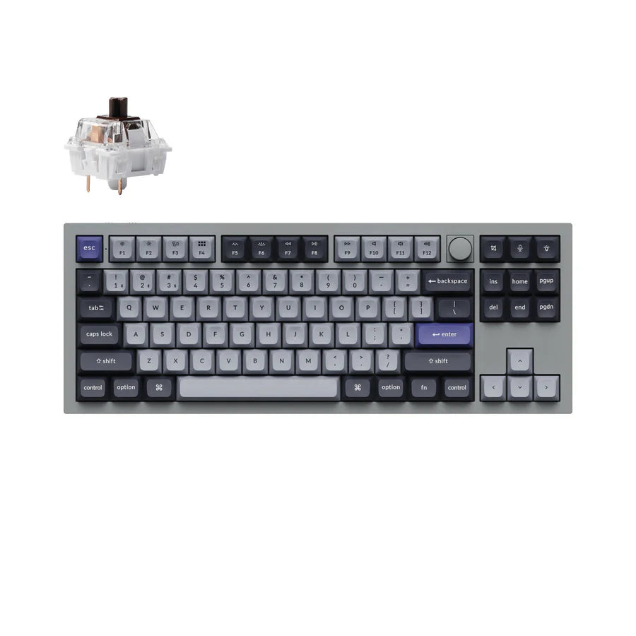 Teclado mecánico personalizado inalámbrico Keychron Q3 Pro QMK/VIA (teclado ANSI de EE. UU.)