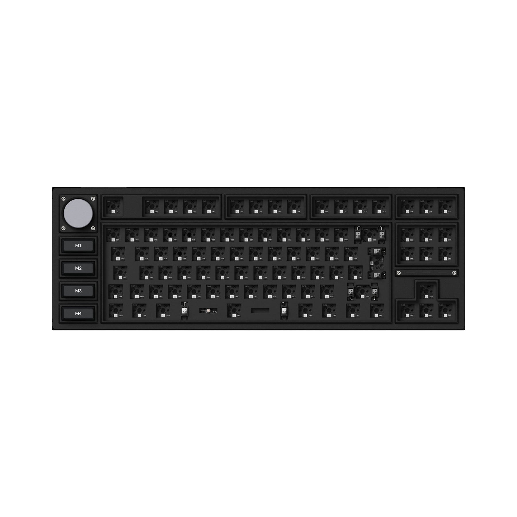 Colección de diseño ISO de teclado mecánico personalizado inalámbrico Keychron Q3 Pro QMK/VIA