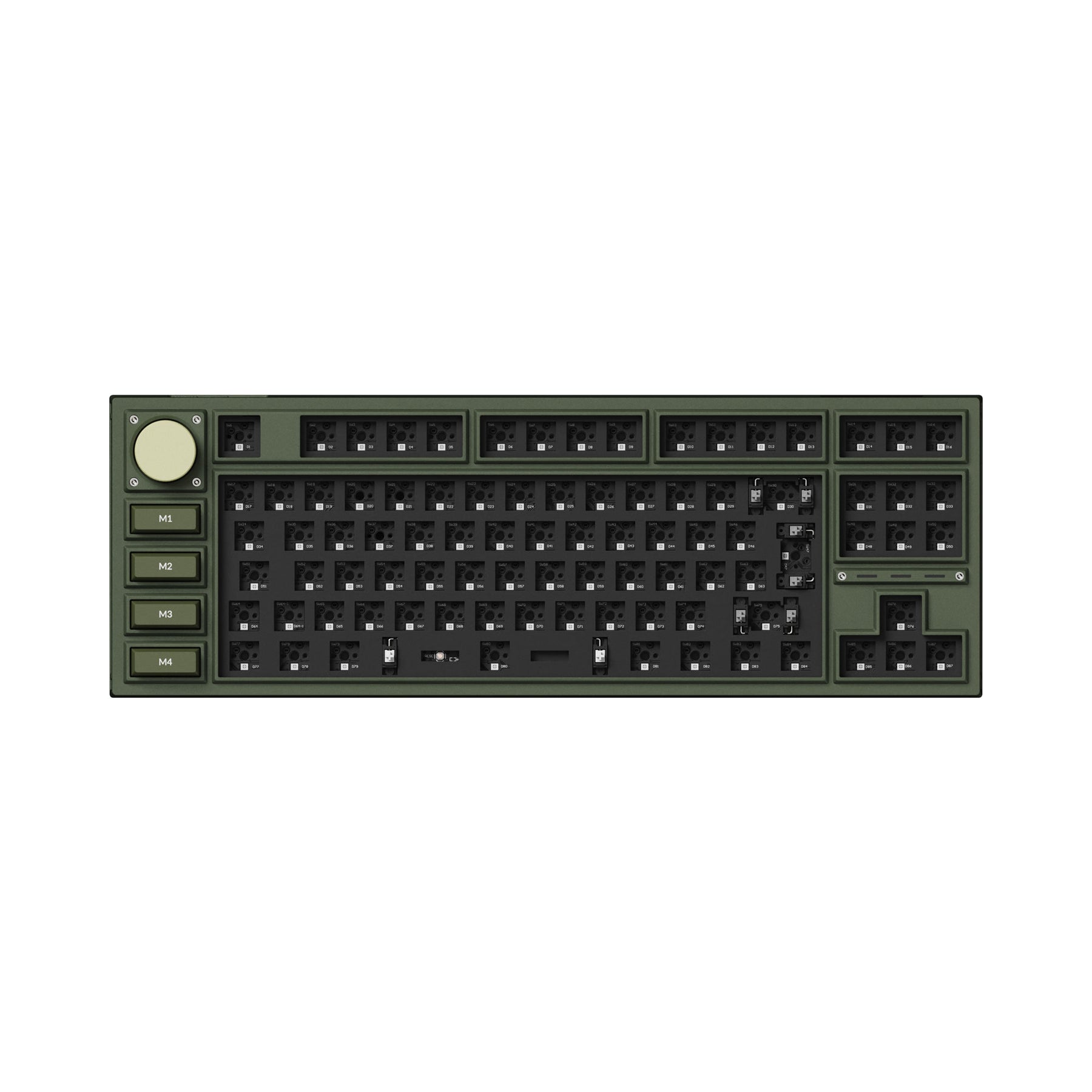 Colección de diseño ISO de teclado mecánico personalizado inalámbrico Keychron Q3 Pro QMK/VIA