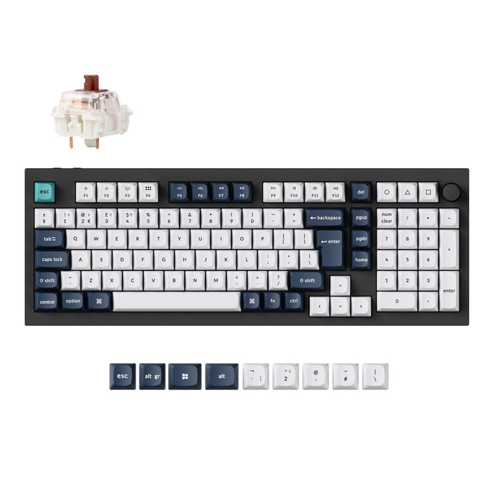 Keychron Q5 Max QMK/VIA Teclado Mecánico Personalizado Inalámbrico Colección de Distribución ISO