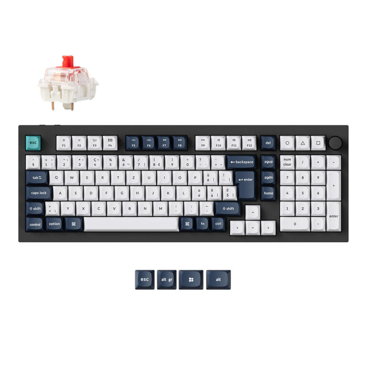 Keychron Q5 Max QMK/VIA Teclado Mecánico Personalizado Inalámbrico Colección de Distribución ISO