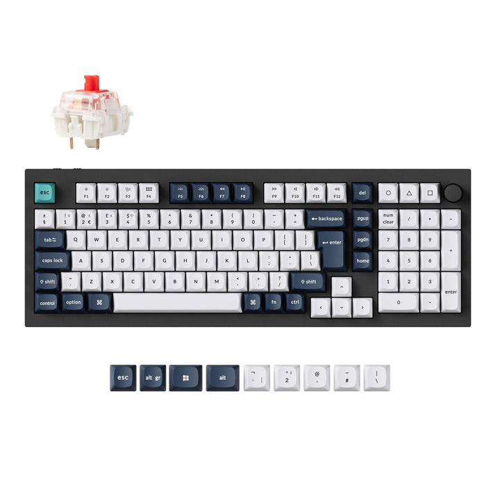 Keychron Q5 Max QMK/VIA Teclado Mecánico Personalizado Inalámbrico Colección de Distribución ISO