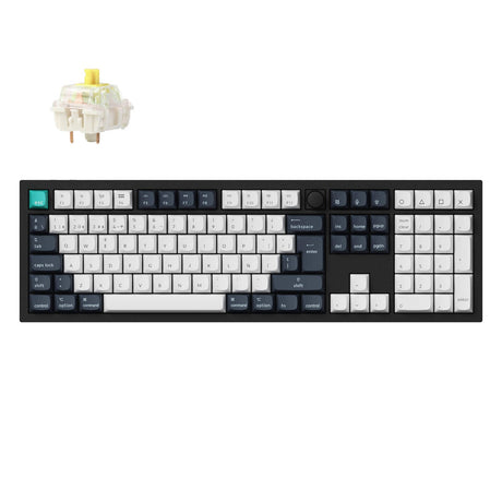 Colección de diseño ISO de teclado mecánico personalizado inalámbrico Keychron Q6 Max QMK/VIA