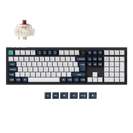 Colección de diseño ISO de teclado mecánico personalizado inalámbrico Keychron Q6 Max QMK/VIA