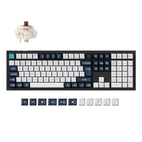 Colección de diseño ISO de teclado mecánico personalizado inalámbrico Keychron Q6 Max QMK/VIA
